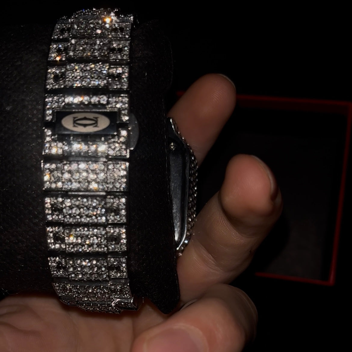 CARTIER WATCH (MOISSANITE)