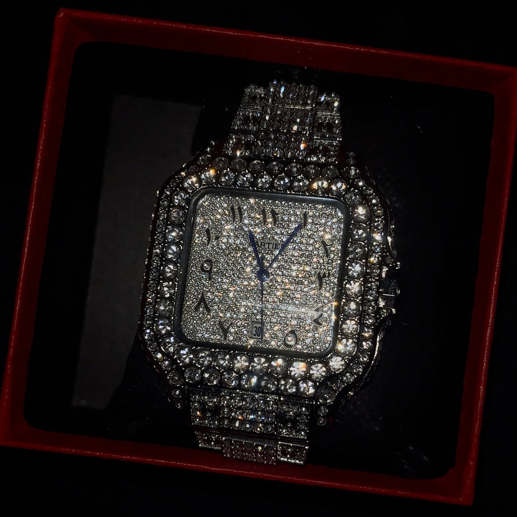 CARTIER WATCH (MOISSANITE)